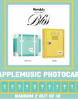 Weeekly 6th Mini Album - Bliss + APPLEMUSIC Photocard