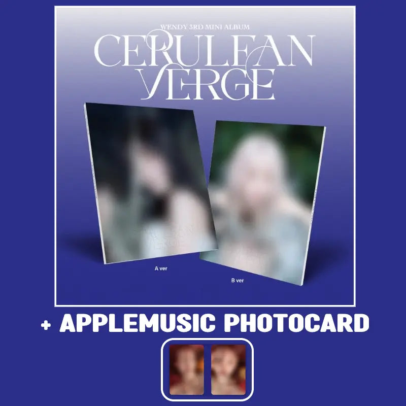 Wendy 3rd Mini Album - Cerulean Verge (Photobook Ver.) + APPLEMUSIC Photocard