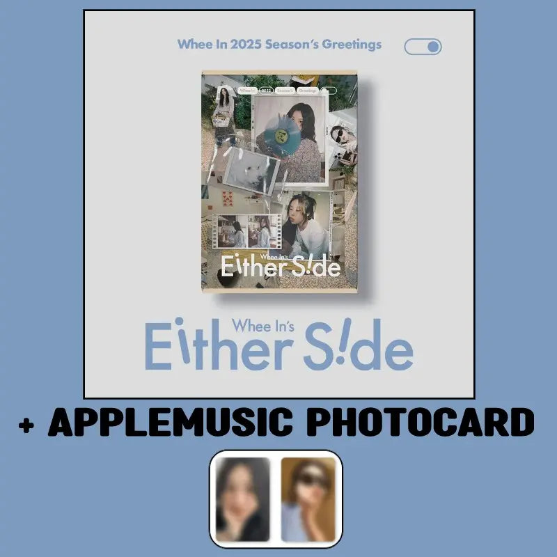 Whee In 2025 Season's Greetings + APPLEMUSIC Photocard Set