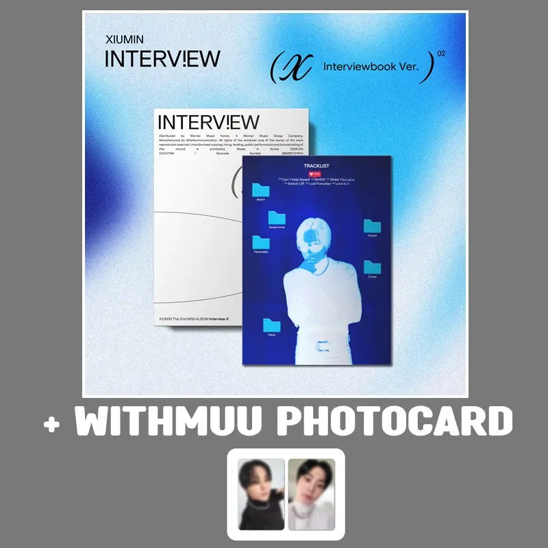 Xiumin Album - Interview X (Interviewbook Ver.) + WITHMUU