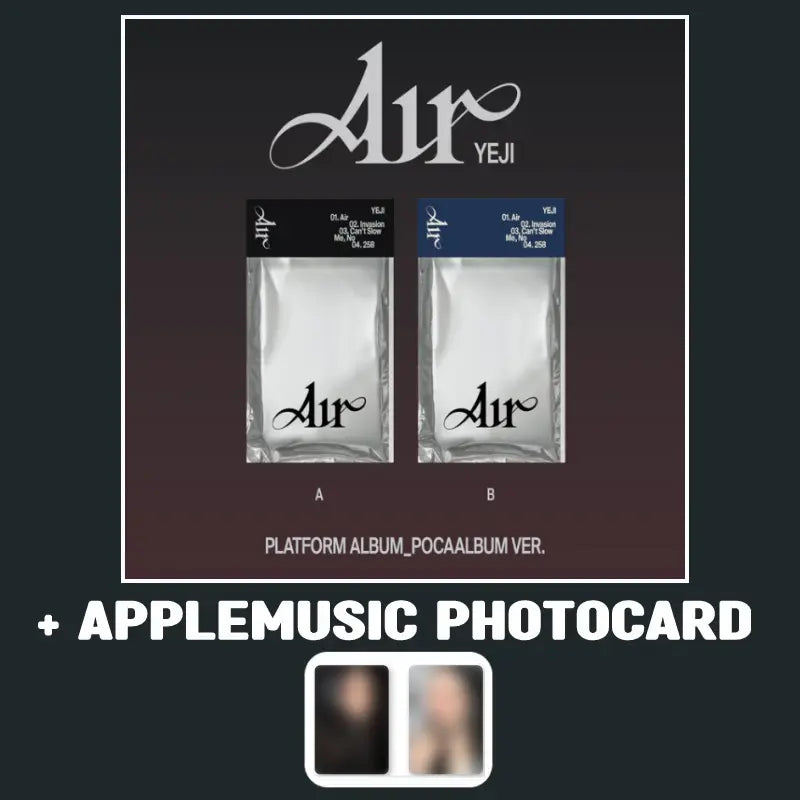 YEJI Album - Air (Platform Album_Poca Album Ver.) + APPLEMUSIC Photocard