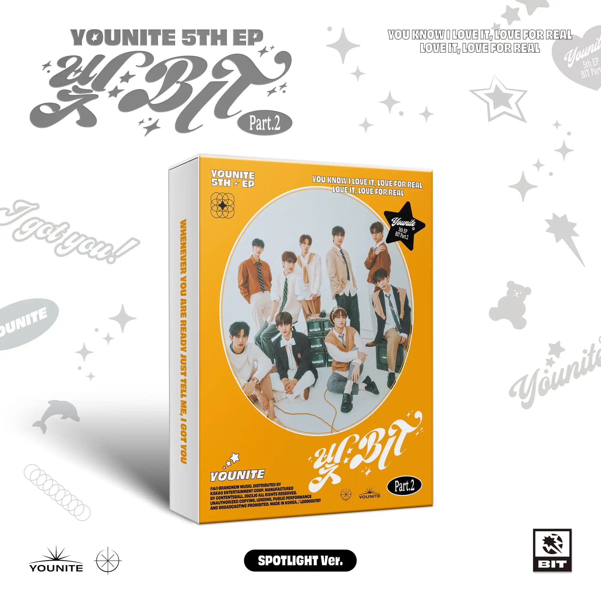 YOUNITE 5th EP Album - 빛 : BIT Part.2