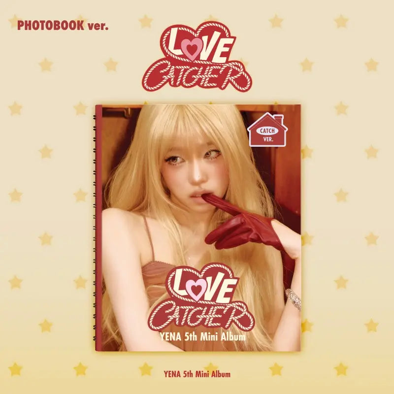 イェナ YENA LOVE CATCHER applemusic トレカ Yena 5th Mini Album - LOVE CATCHER (Photobook Ver.) + APPLEMUSIC