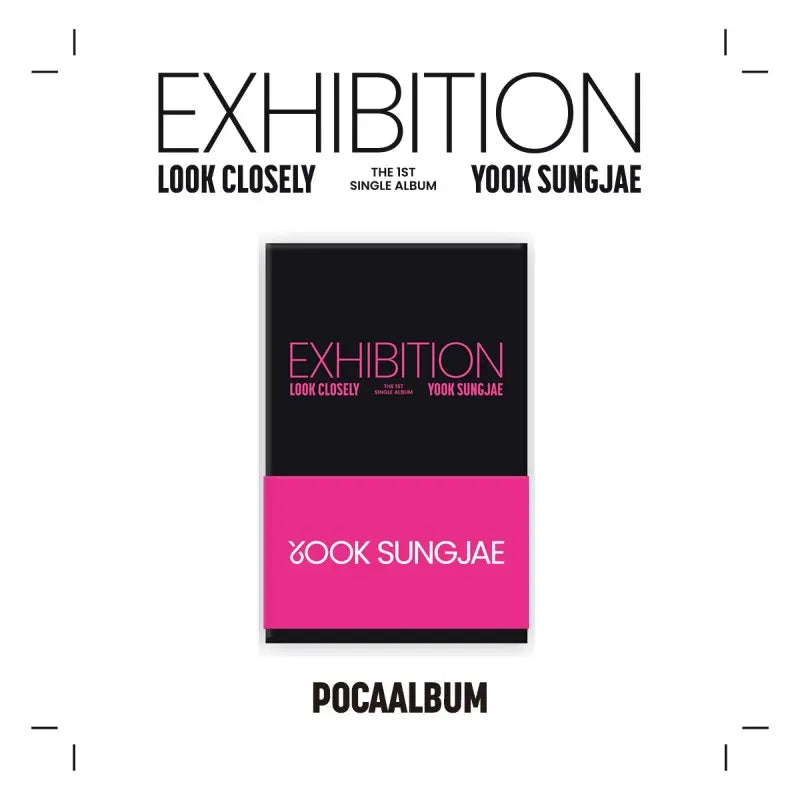 Yook Sungjae 1st Single Album - EXHIBITION : Look Closely (Poca Album)