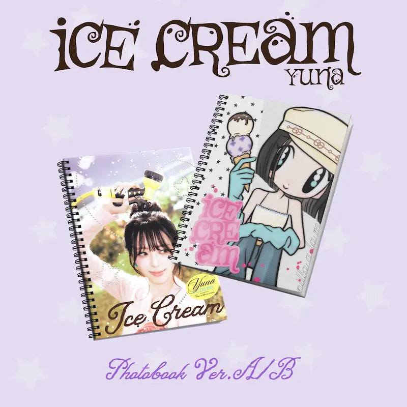 Yuna 1st Mini Album - Ice Cream (Photobook Ver.) + WITHMUU