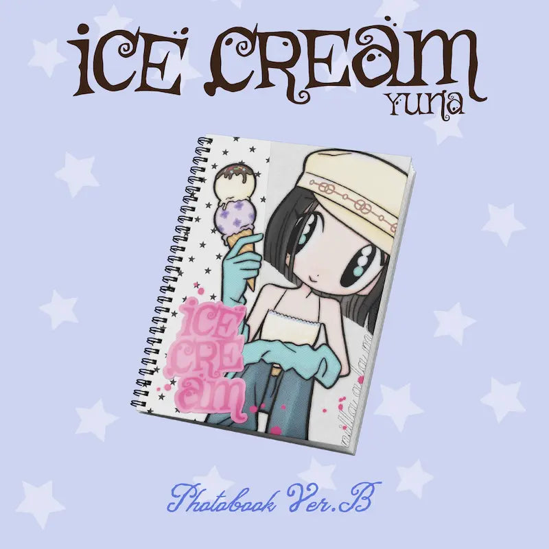Yuna 1st Mini Album - Ice Cream (Photobook Ver.) + WITHMUU