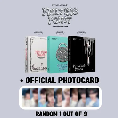 ZEROBASEONE 2nd Mini Album - MELTING POINT + Photocard – Choice ZEROBASEONE 2nd Mini Album - MELTING POINT + Photocard – Choice