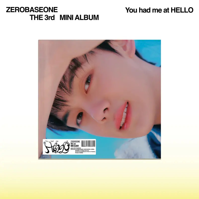 ZEROBASEONE 3rd Mini Album - You had me at HELLO (Digipack Ver.)