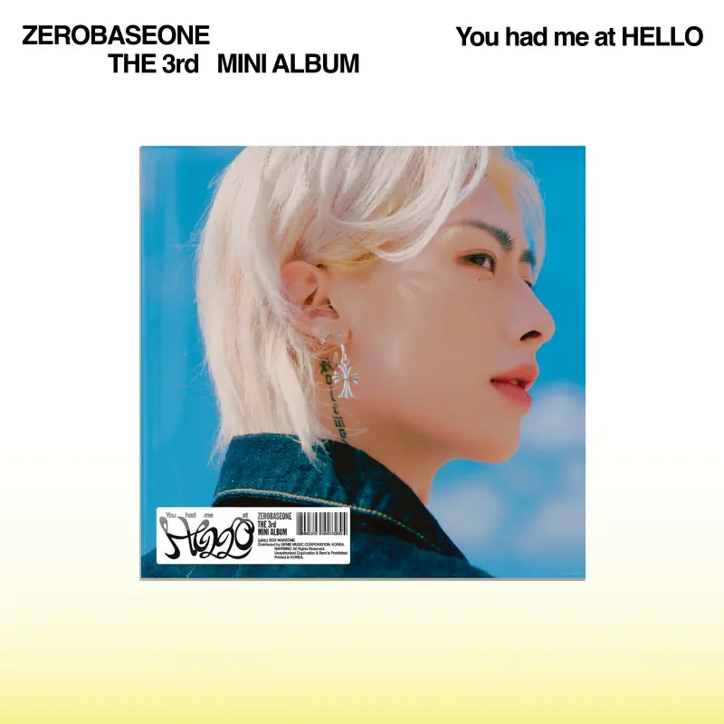 ZEROBASEONE 3rd Mini Album - You had me at HELLO (Digipack Ver.)