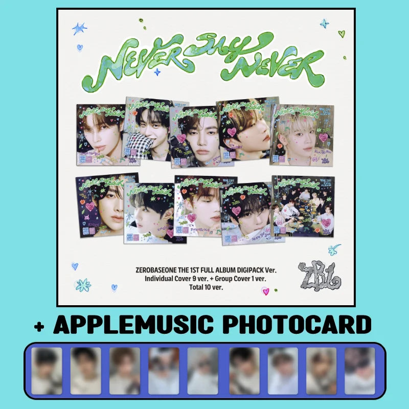ZEROBASEONE 1st Full Album - NEVER SAY NEVER (Digipack Ver.) +