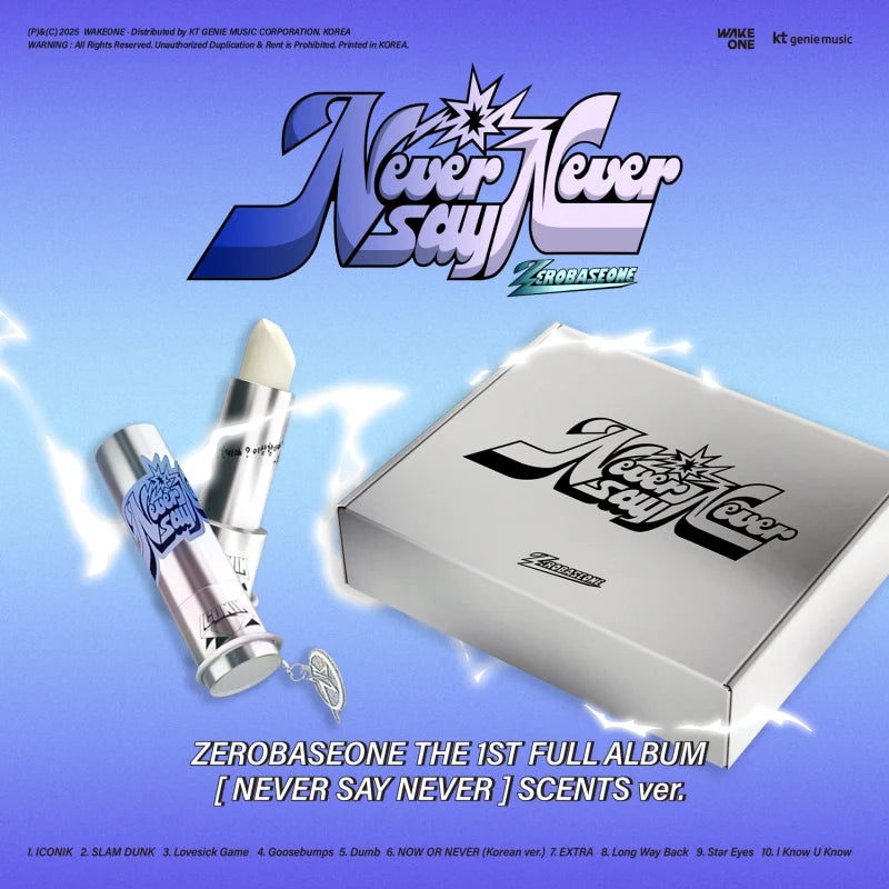 ZEROBASEONE 1st Full Album - NEVER SAY NEVER (Scents Ver ZEROBASEONE 1st Full Album - NEVER SAY NEVER (Scents Ver
