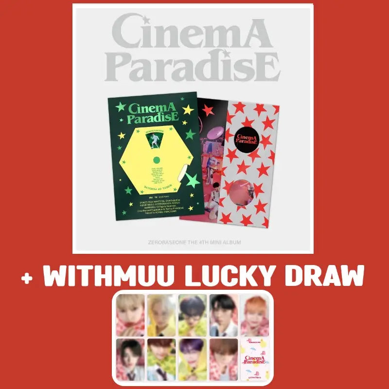 驚きの価格が実現！ Mini 4th ZEROBASEONE Album Lucky WITHMUU + PARADISE CINEMA - タレントカード