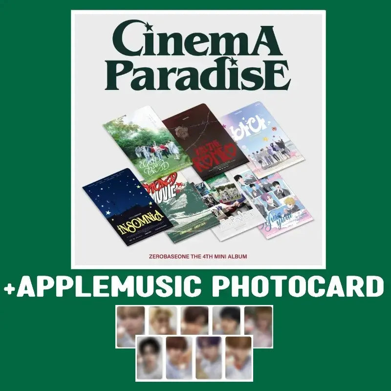 ZEROBASEONE 4th Mini Album - CINEMA PARADISE (ZEROSE Ver.) + ZEROBASEONE 4th Mini Album - CINEMA PARADISE (ZEROSE Ver.) +