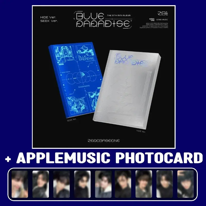 ZEROBASEONE 5th Mini Album - BLUE PARADISE + APPLEMUSIC