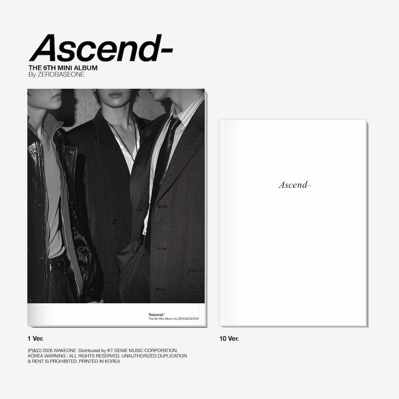 ZEROBASEONE 6th Mini Album - Ascend- (Photobook Ver.) – Choice