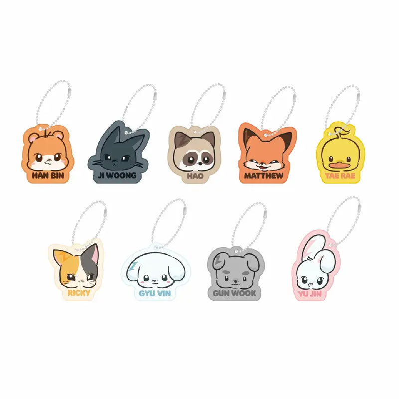 ZEROBASEONE Timeless World Official Merchandise - Random Soft Keyring