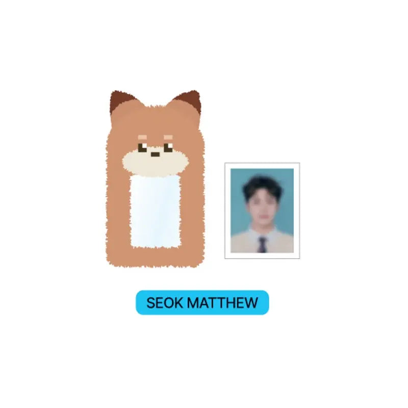 ZEROBASEONE Timeless World Official Merchandise - Fluffy ID Holder