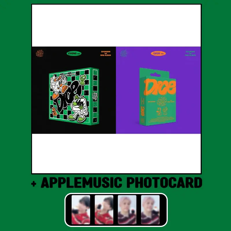 QB and planets「Diversity」 1st mini album ZOONIZINI 1st Mini Album - DICE + APPLEMUSIC Photocard – Choice