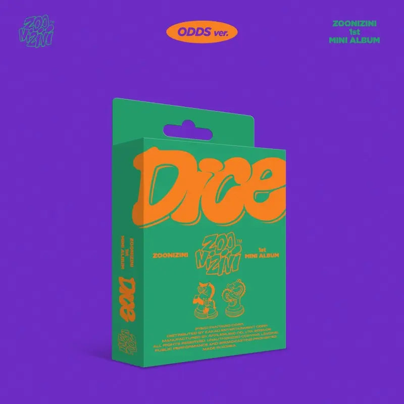 ZOONIZINI 1st Mini Album - DICE – Choice Music LA ZOONIZINI 1st Mini Album - DICE – Choice Music LA