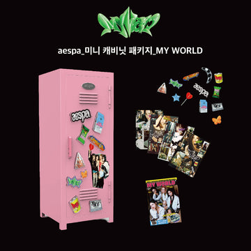 aespa My World Official Merchandise - Mini Cabinet Package