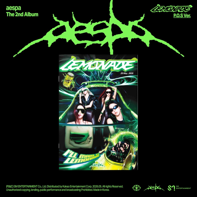 Pre-Order] aespa 2nd Album - LEMONADE (P.O.S Ver.) – Choice Music LA