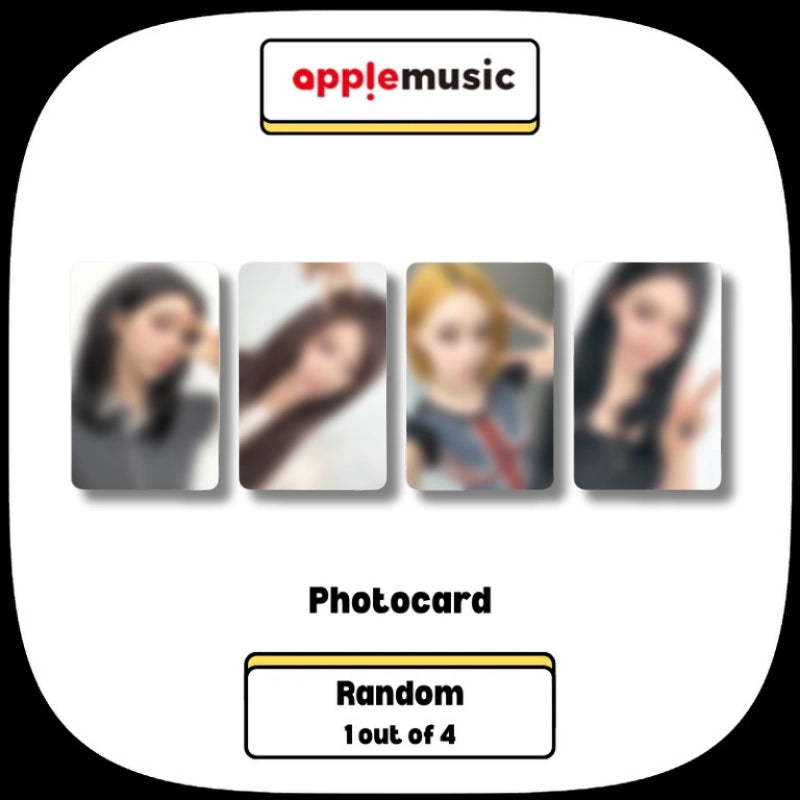 aespa lemonade トレカApplemusic Everline 6枚 aespa 2nd Album - LEMONADE (Acid Ver.) + APPLEMUSIC Photocard