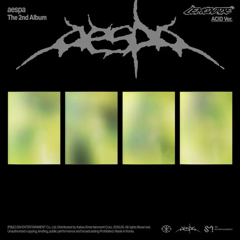 エスパ アルバム Pre-Order] aespa 2nd Album - LEMONADE (Acid Ver.) – Choice Music LA