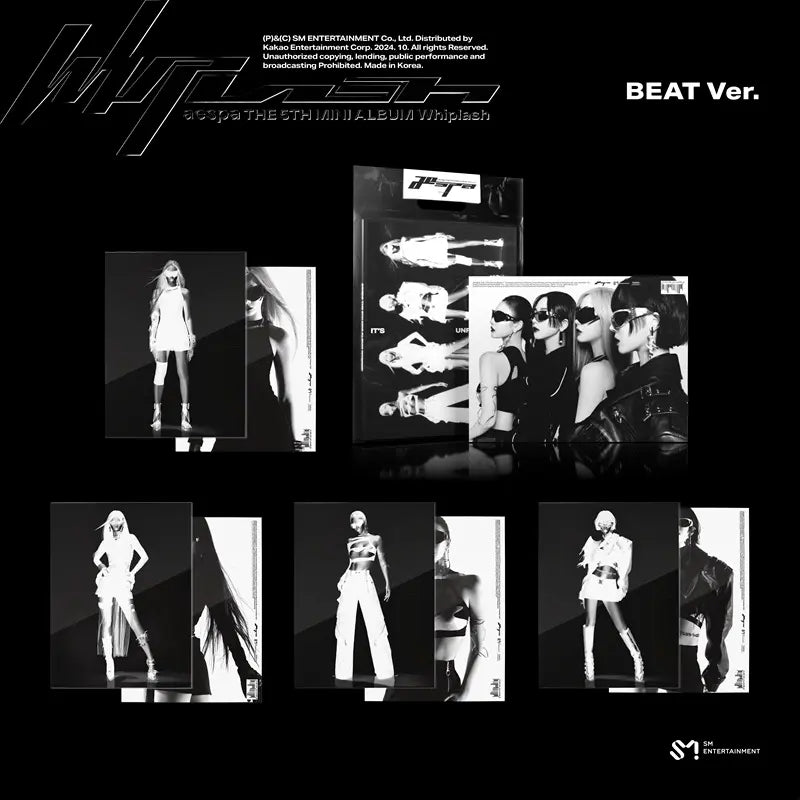 aespa 5th Mini Album - Whiplash (Beat Ver.) – Choice Music LA aespa 5th Mini Album - Whiplash (Beat Ver.) – Choice Music LA
