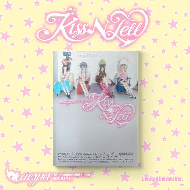 aespa Japan 1st Mini Album - Kiss N Tell (Limited Edition Ver aespa Japan 1st Mini Album - Kiss N Tell (Limited Edition Ver