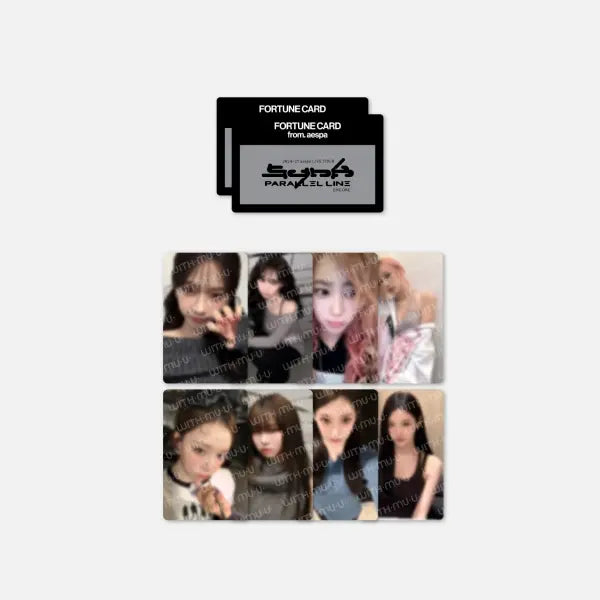 aespa SYNK PARALLEL LINE ENCORE Official Merchandise - Fortune Scratch Card