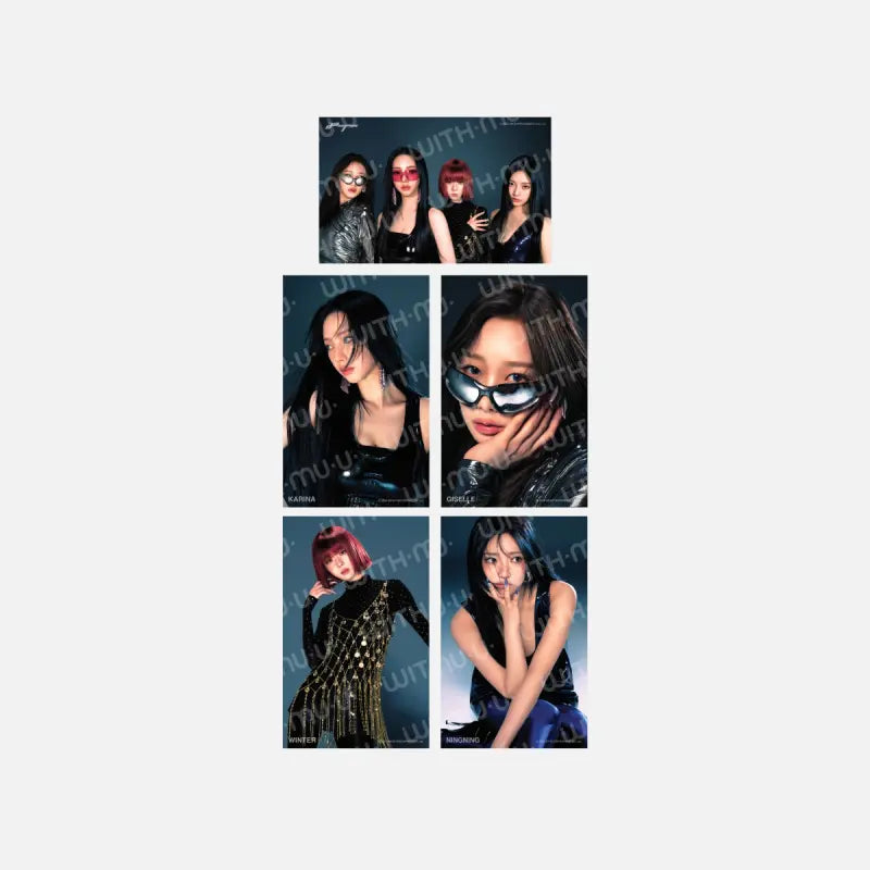 aespa Whiplash Official Merchandise - 4X6 Photo Set