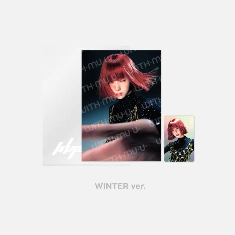 aespa Whiplash Official Merchandise - Postcard + Hologram Photocard Set