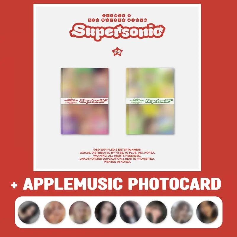 fromis_9 3rd Single Album - Supersonic + APPLEMUSIC Photocard – Choice  Music LA