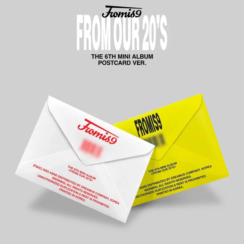 fromis_9 6th Mini Album - From Our 20's (Postcard Ver.)