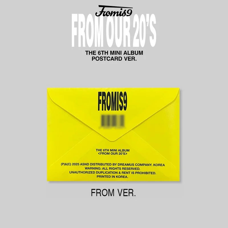 fromis_9 6th Mini Album - From Our 20's (Postcard Ver.)