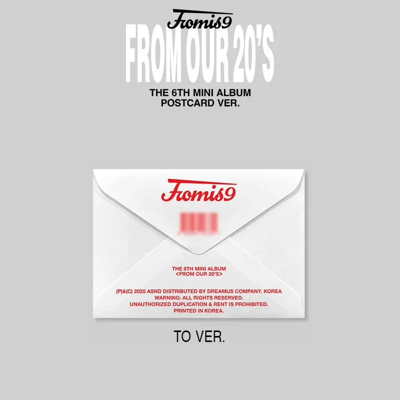 fromis_9 6th Mini Album - From Our 20's (Postcard Ver.)