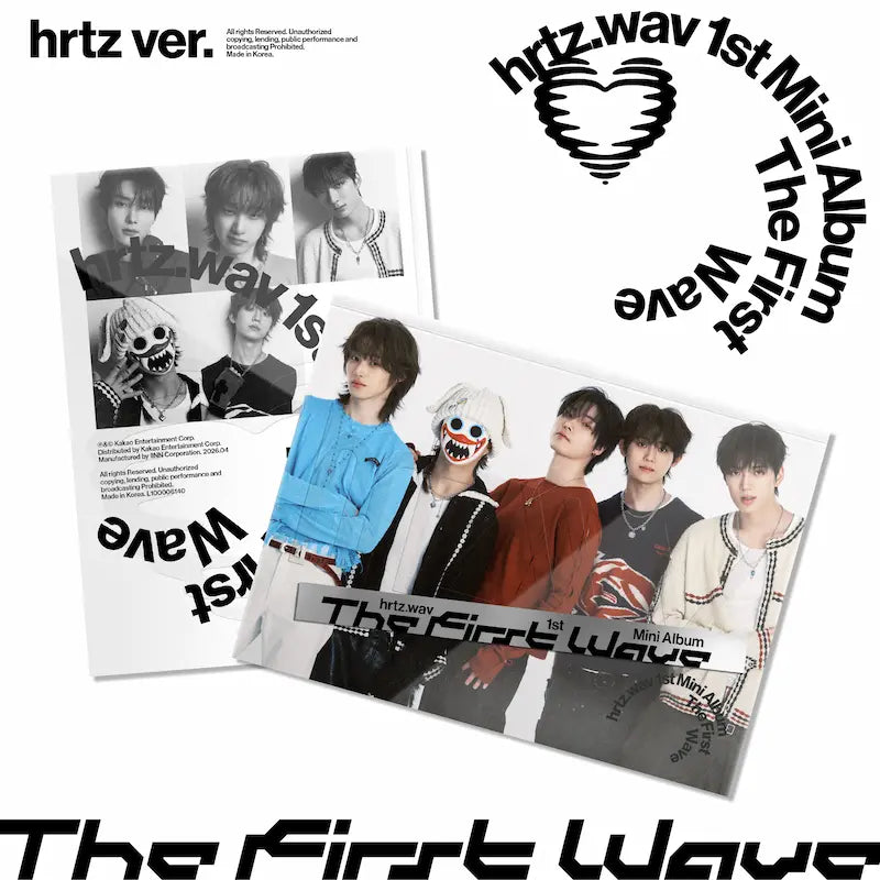 hrtz.wav 1st Mini Album - The First Wave + APPLEMUSIC Photocard