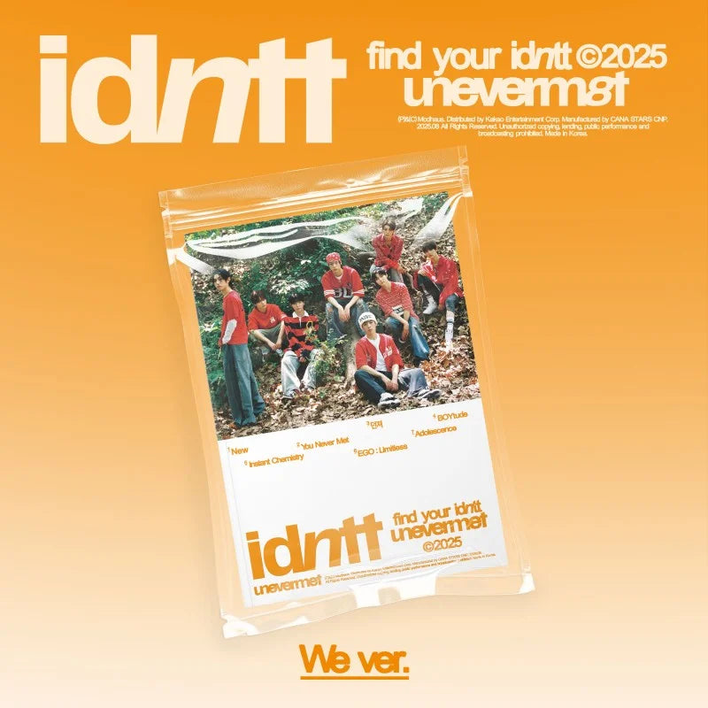 idntt 1st Mini Album - unevermet + APPLEMUSIC Photocard – Choice