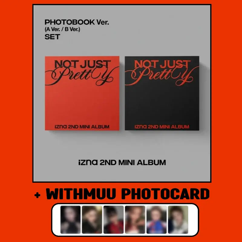 izna ジミン not just pretty withmuu izna 2nd Mini Album - NOT JUST PRETTY (Photobook Ver.) + WITHMUU