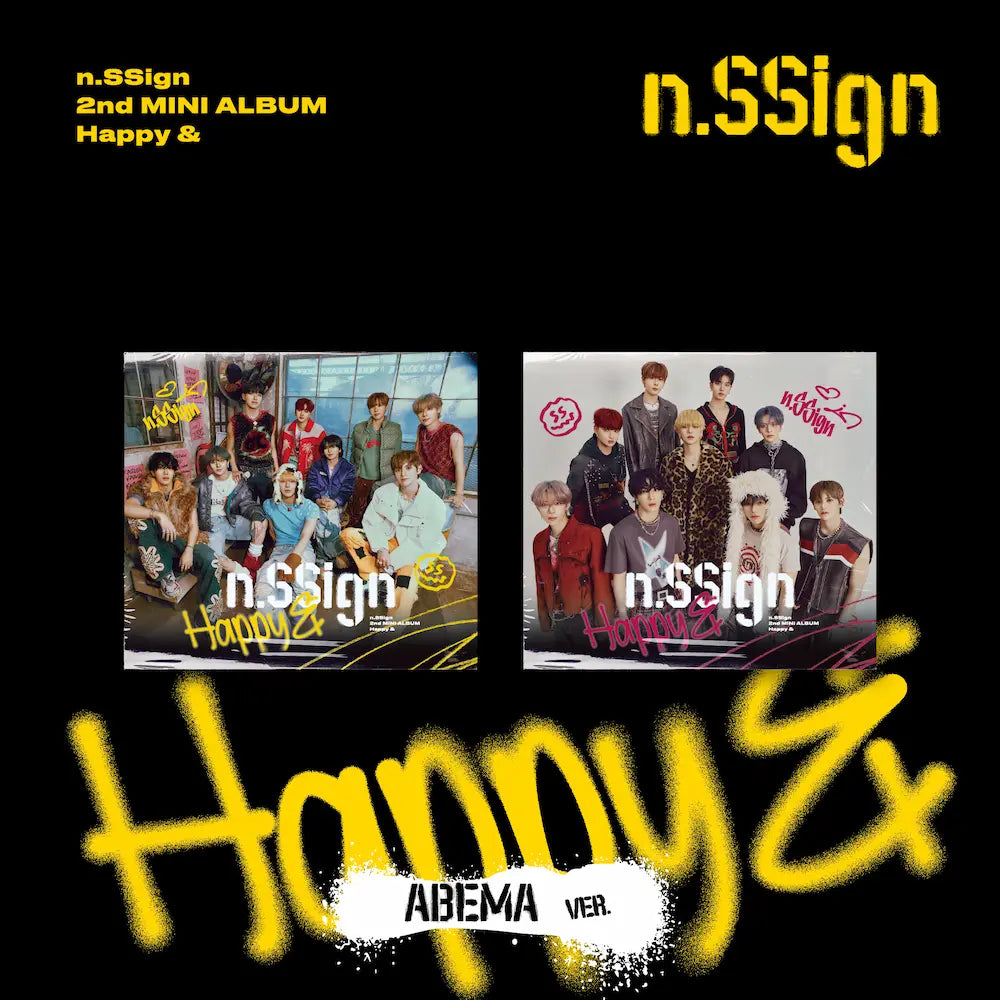 n.SSign 2nd Mini Album - Happy & (ABEMA Ver.)