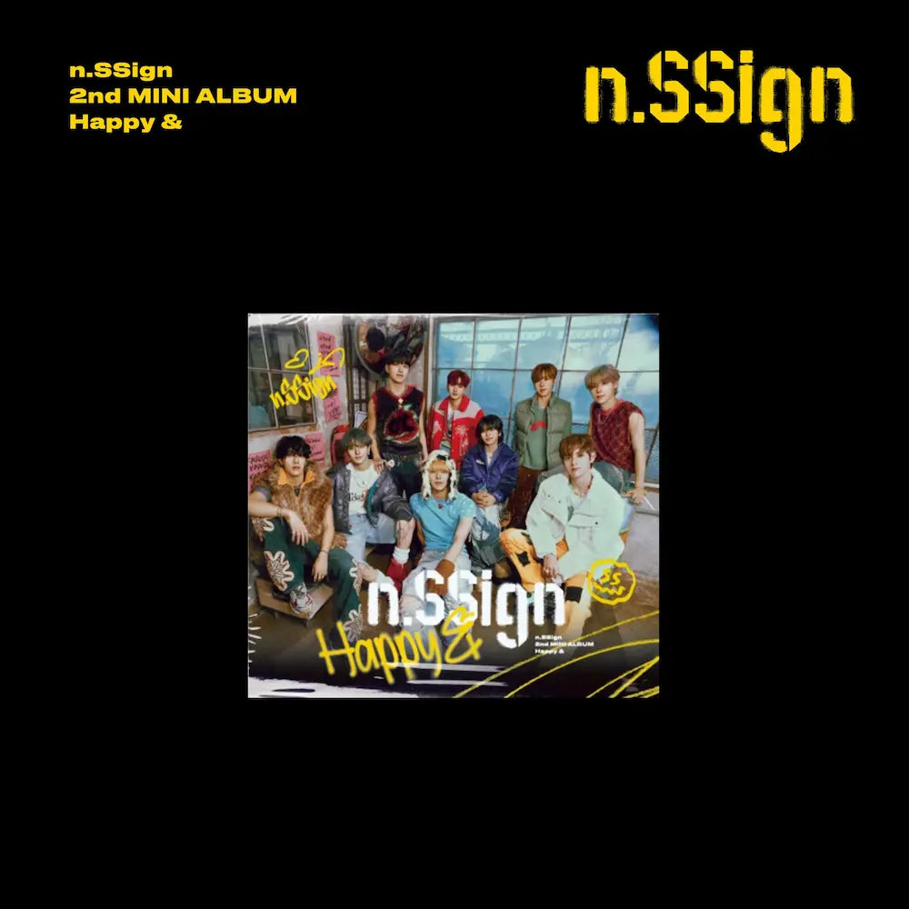 n.SSign 2nd Mini Album - Happy & (ABEMA Ver.)