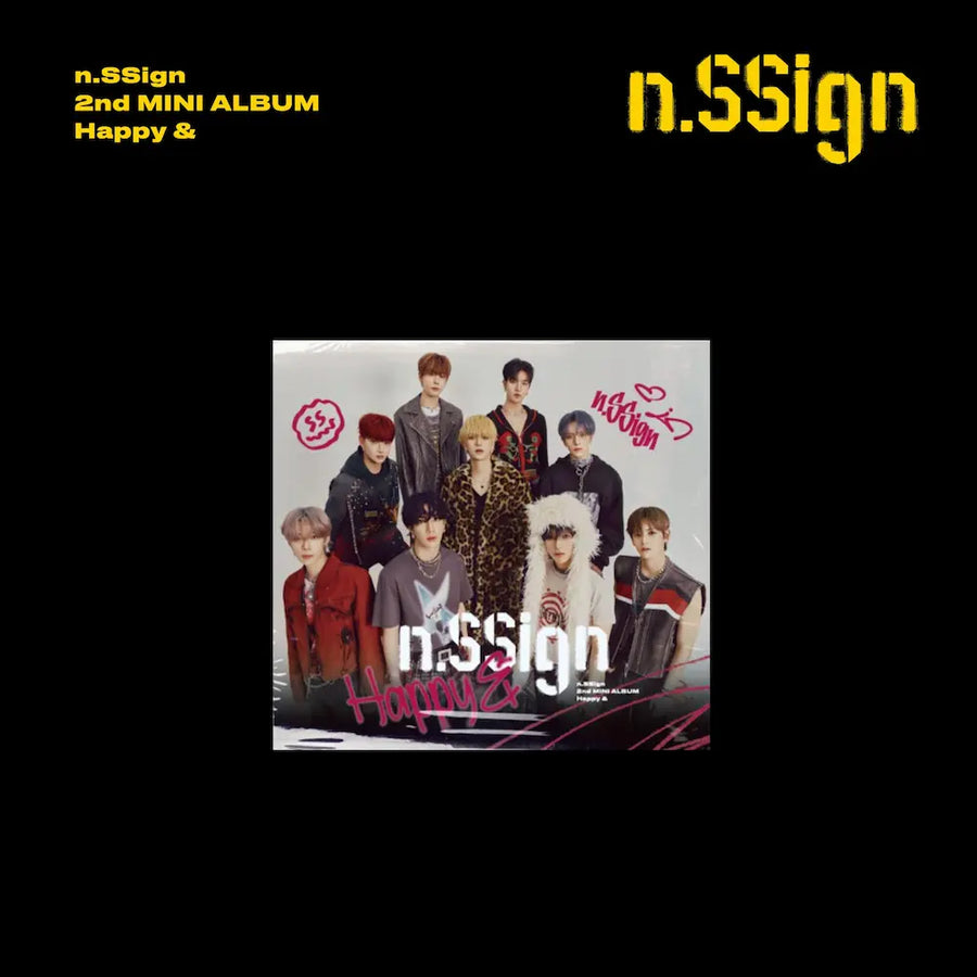 n.SSign 2nd Mini Album - Happy & (ABEMA Ver.)