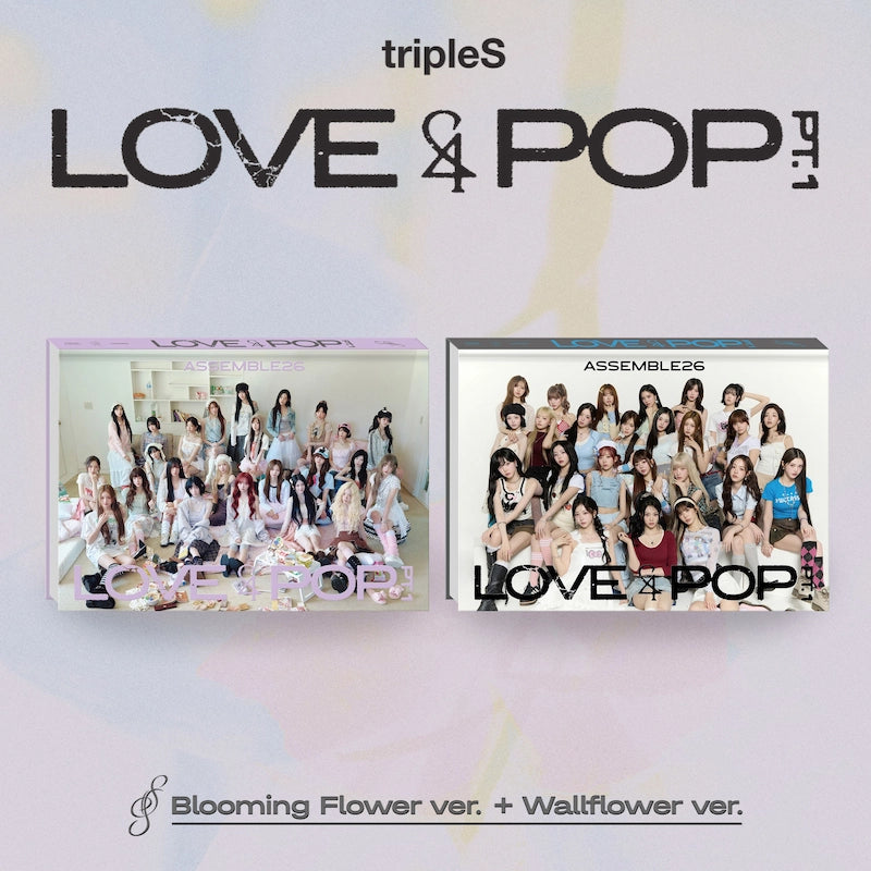 K-POP・アジア tripleS CD Pre-Order] tripleS Album - LOVE&POP pt.1 + APPLEMUSIC Photocard