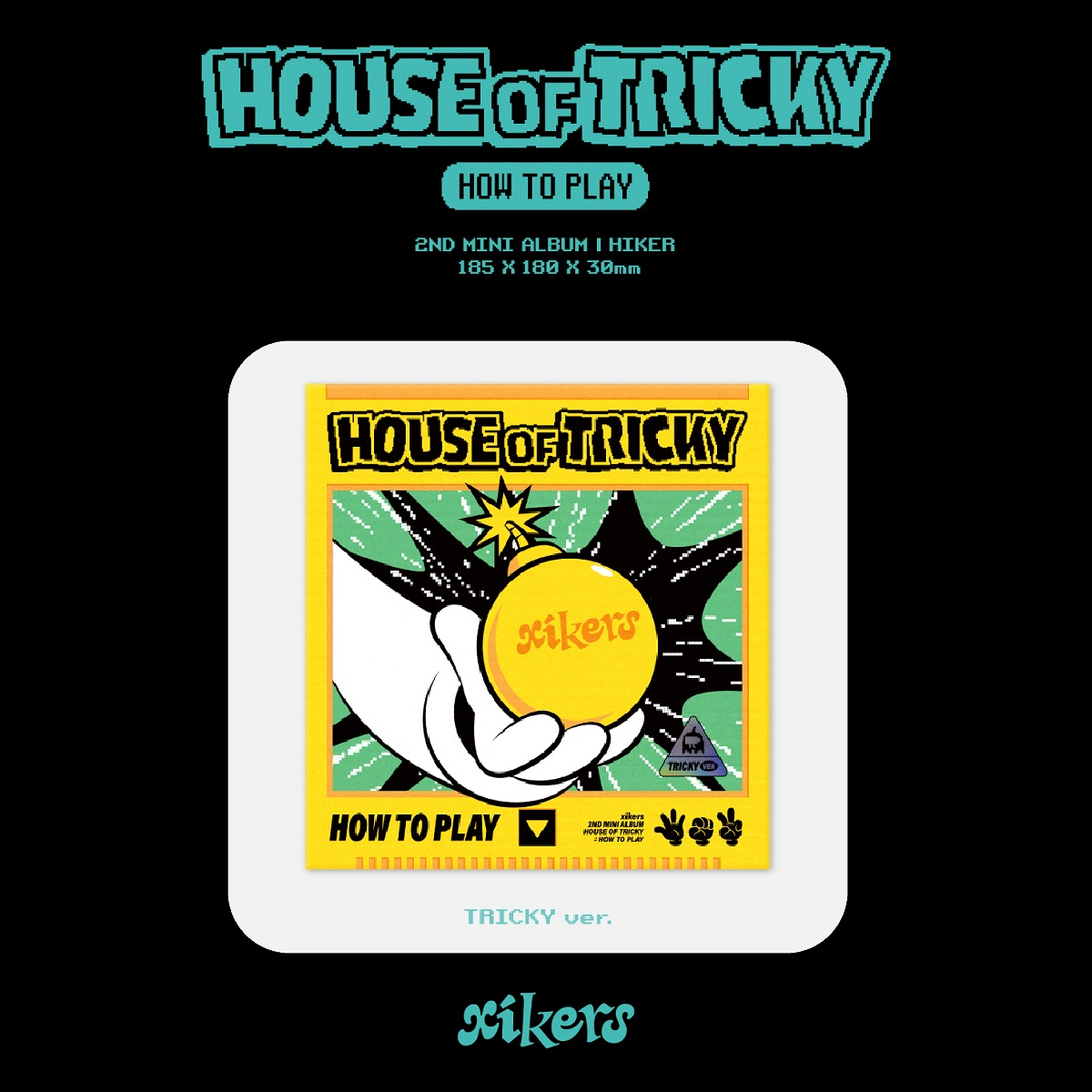 xikers 2nd Mini Album HOUSE OF TRICKY HOW TO PLAY + Photocard