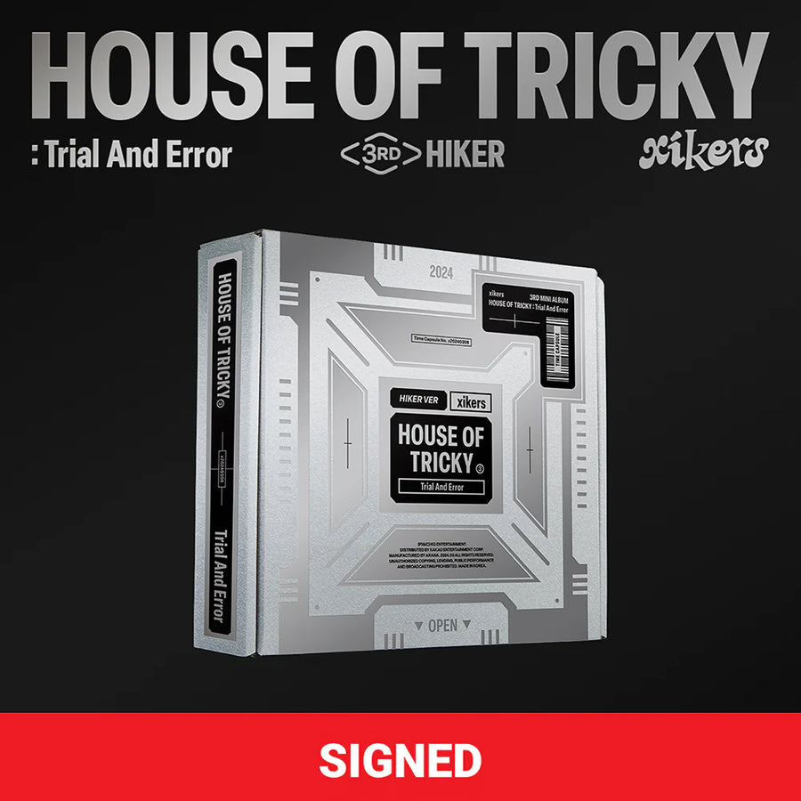 xikers 3rd Mini Album - HOUSE OF TRICKY : Trial and Error [Signed]