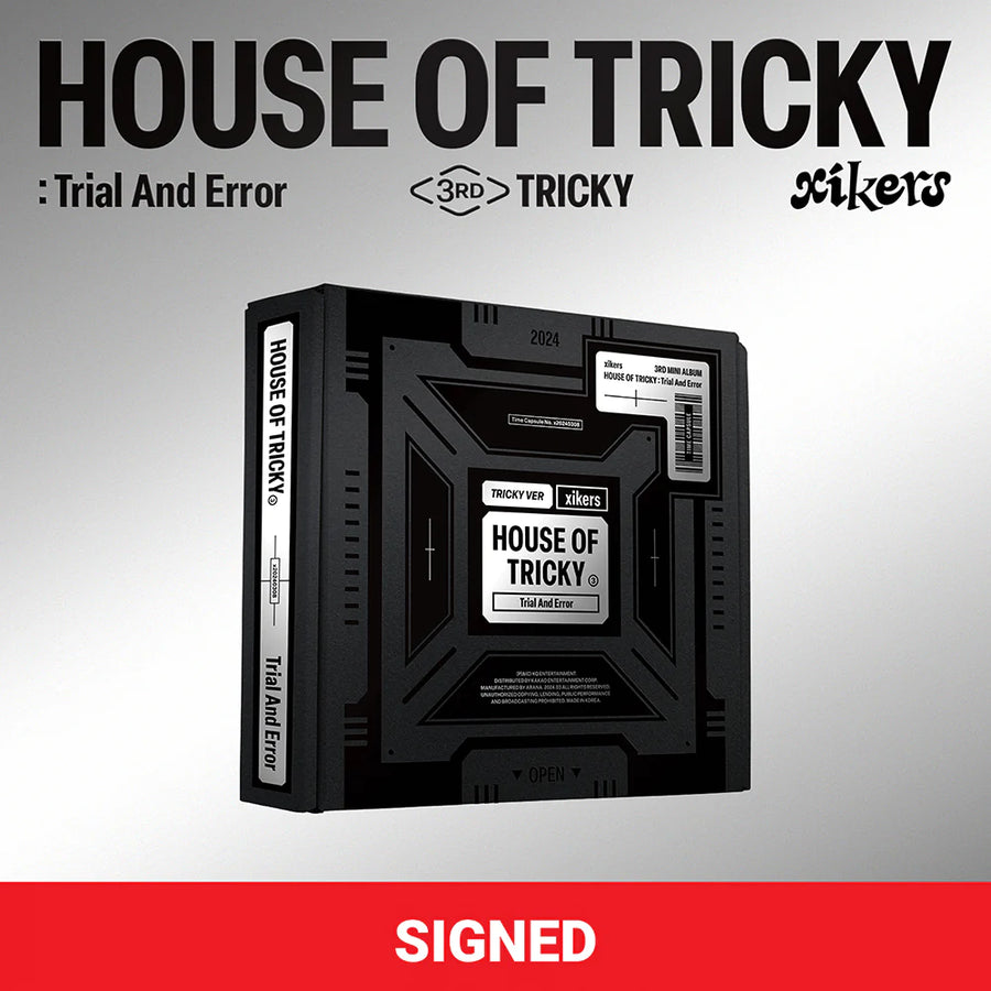 xikers 3rd Mini Album - HOUSE OF TRICKY : Trial and Error [Signed]