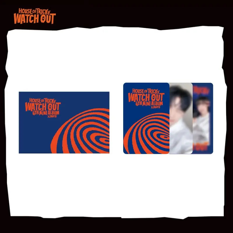 xikers HOUSE OF TRICKY : WATCH OUT Official Merchandise - Random Trading Card : Ver.1