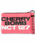 NCT 127 "Cherry Bomb" Clutch with Make Up Bag & Keychain