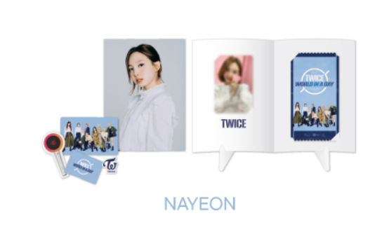 Twice 2020 World In A Day Official Merchandise - Special AR Ticket Twice 2020 World In A Day Official Merchandise - Special AR Ticket