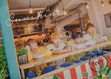 100% 5th Mini Album Sunshine Official Poster - Photo Concept 1